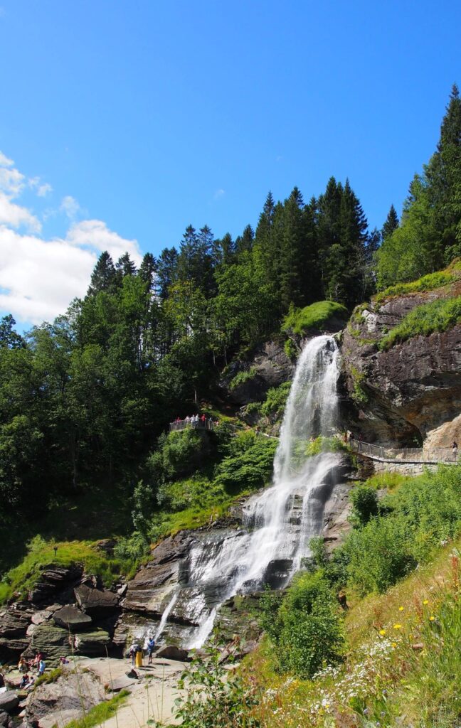 Steinsdalsfossen Waterfall Norway