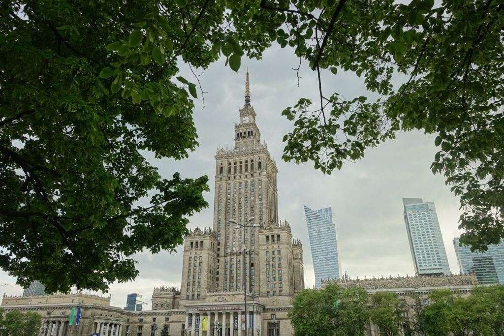 The Palace of Culture and Science