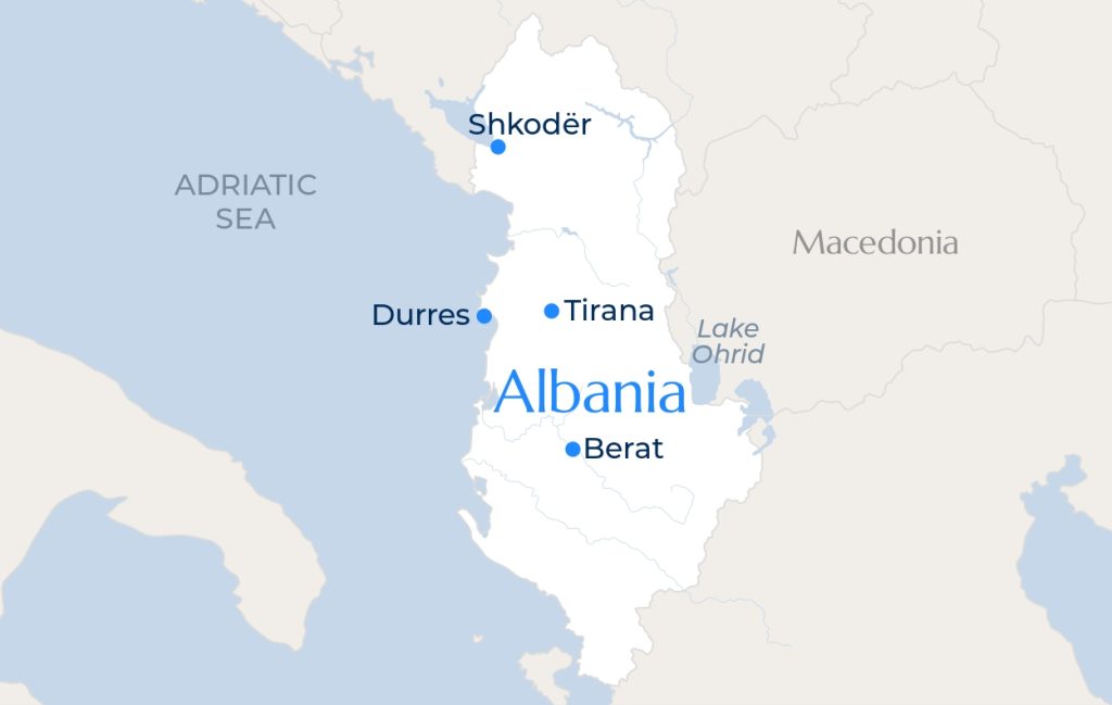 Albania map