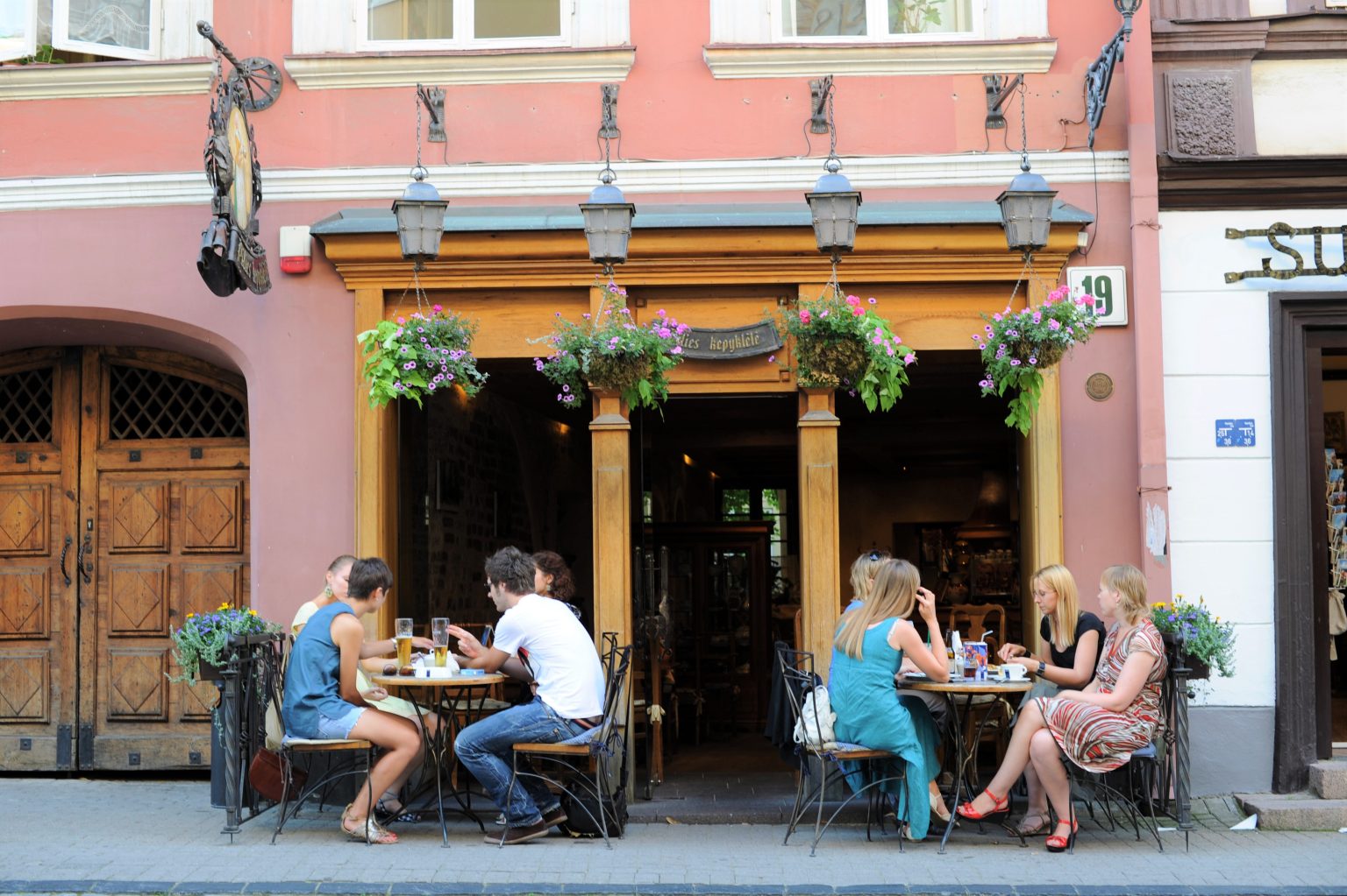 Alfresco cafe Vilnius