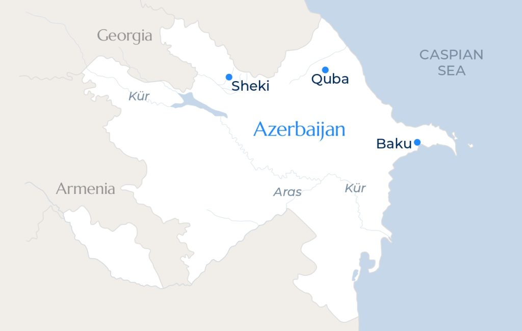 Azerbaijan map