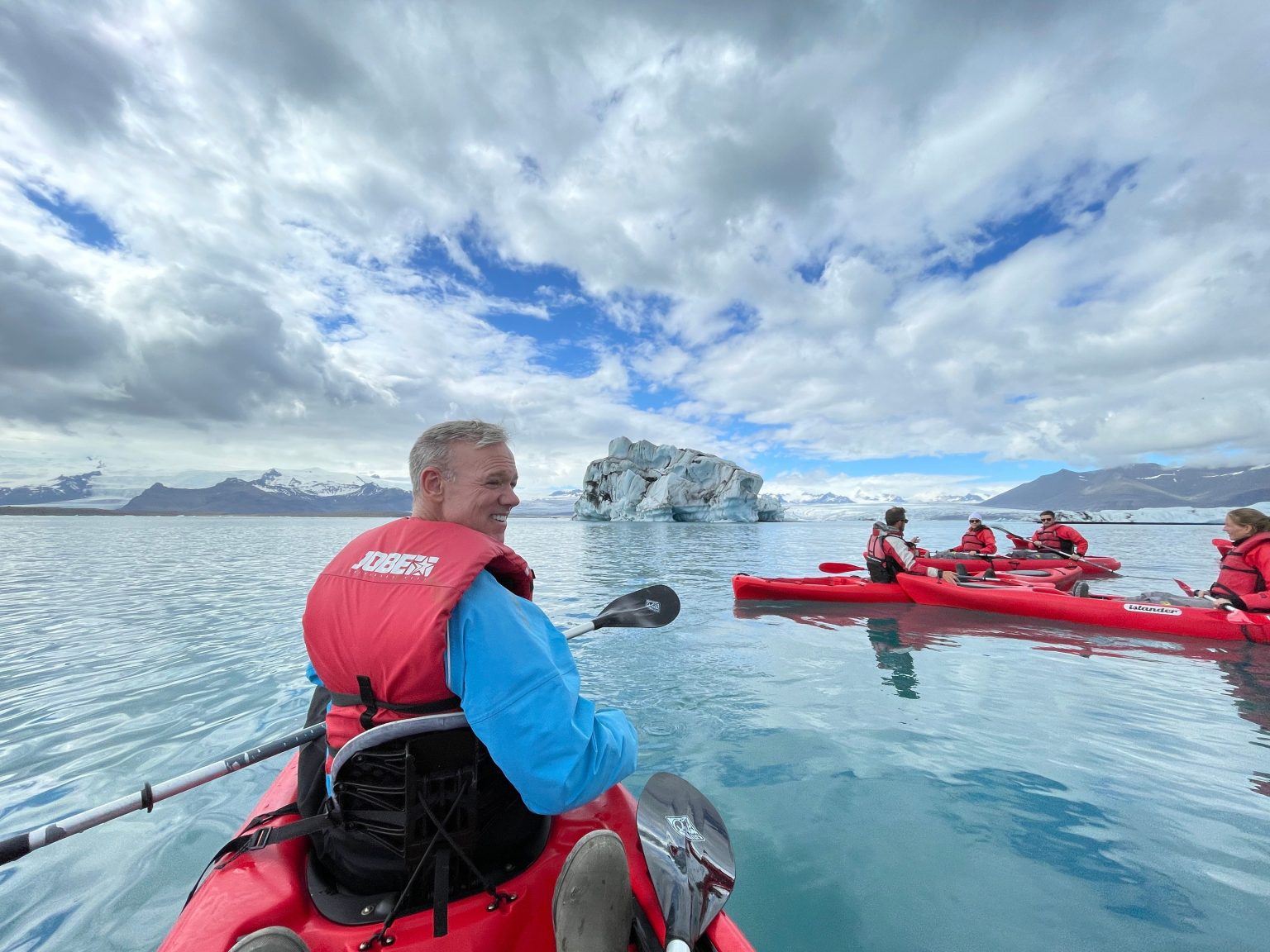 Canoeing Iceland