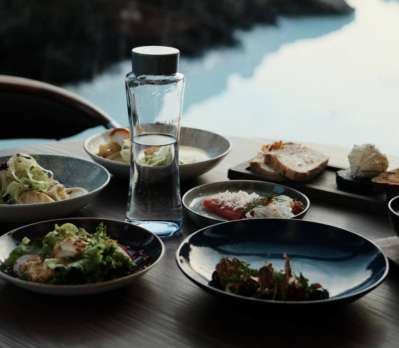 Dining at the Blue Lagoon Iceland