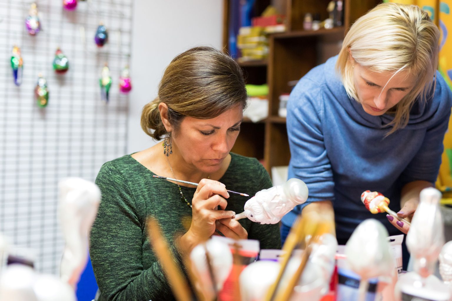 Festive Ornament painting in Krakow