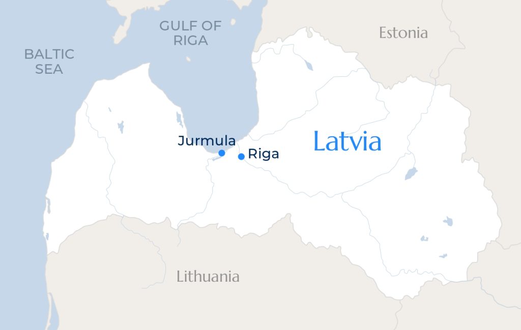 Latvia map