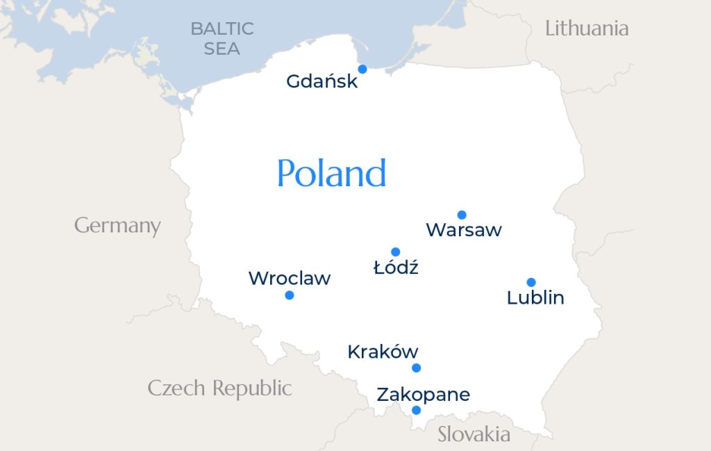 Poland map