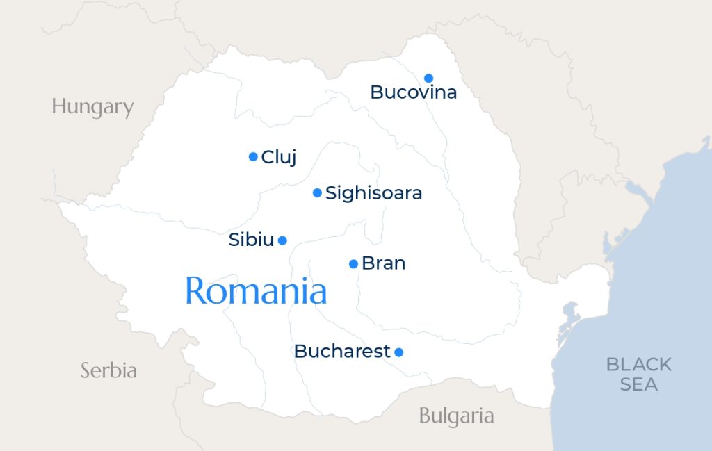 Romania map