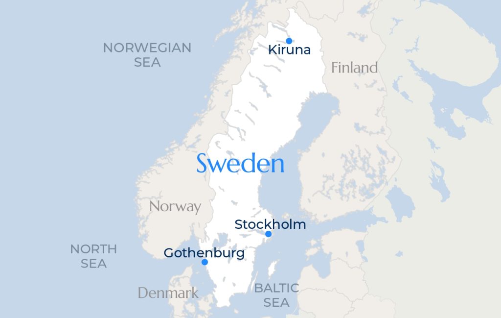 Sweden map