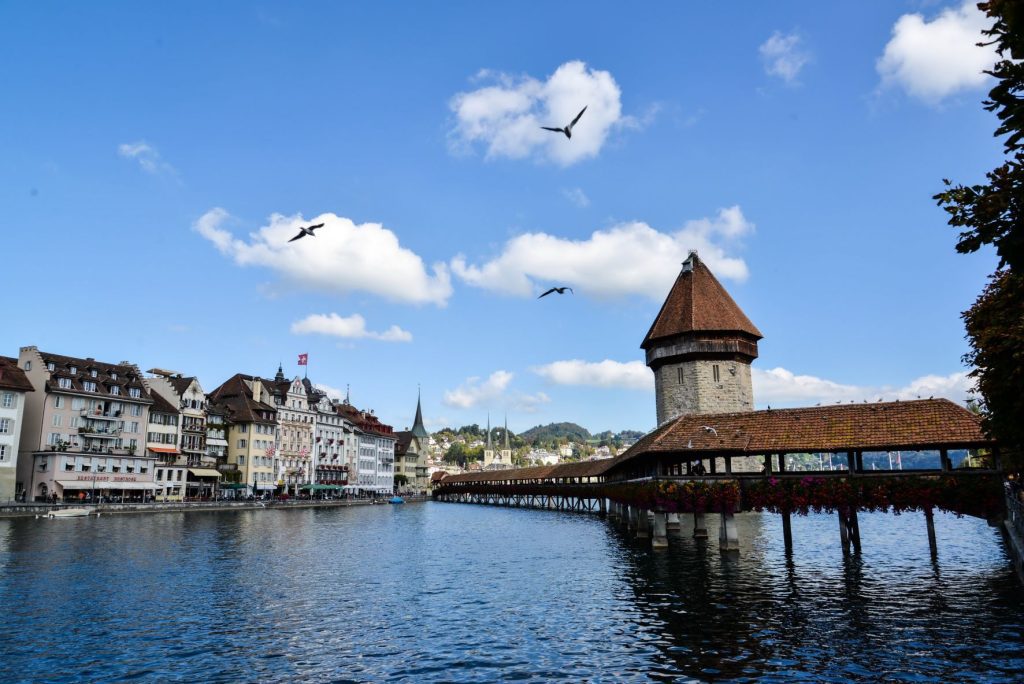 Switzerland Lucerne Chapel Bridge