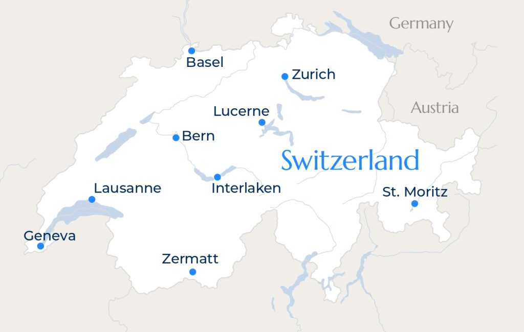 Switzerland map