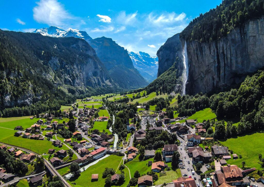 Lauterbrunnen valley Switzerland