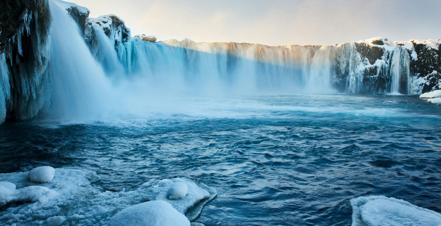 Akureyri Iceland Godafoss waterfalls