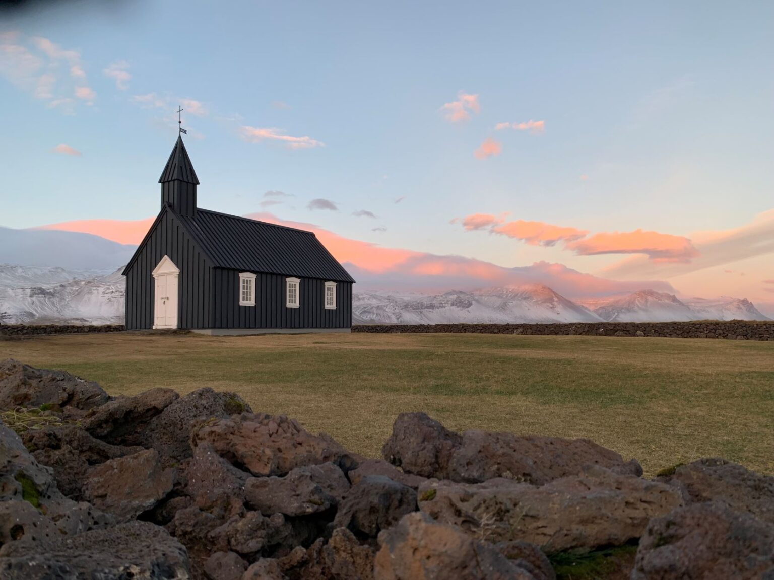 Budir black church Iceland