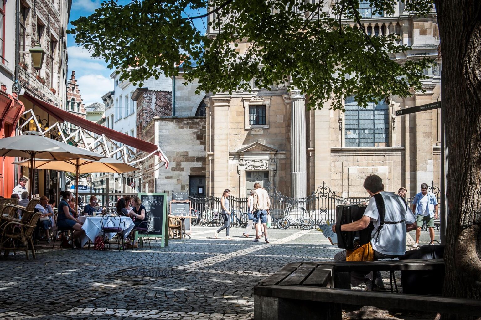 Antwerp Belgium Old town