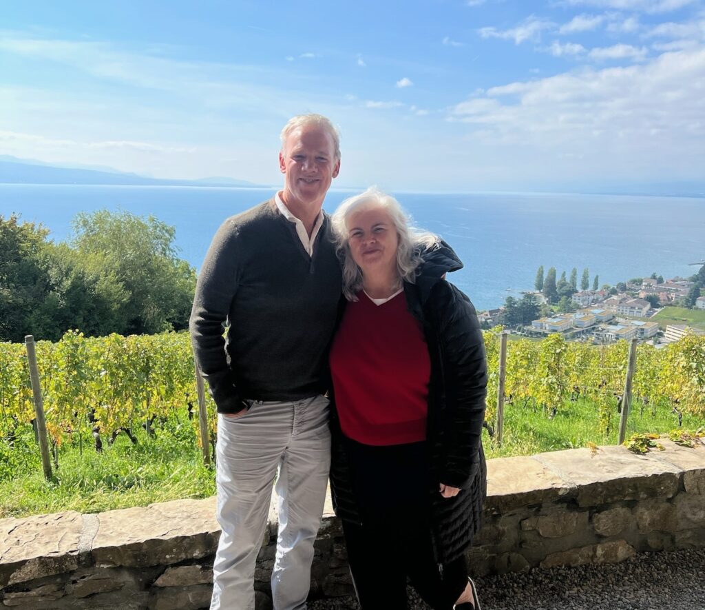 Gwen and Greg in Switzerland